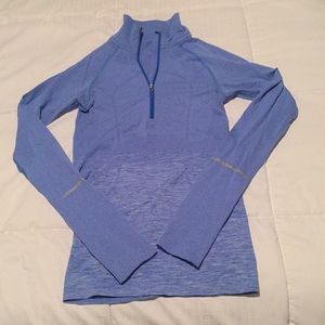 Light blue ombré lululemon quarter-zip